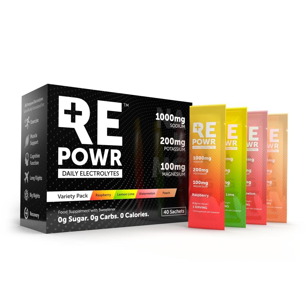 Variety 40 Sachets Mix 1 | Clean Electrolytes For Healthy People