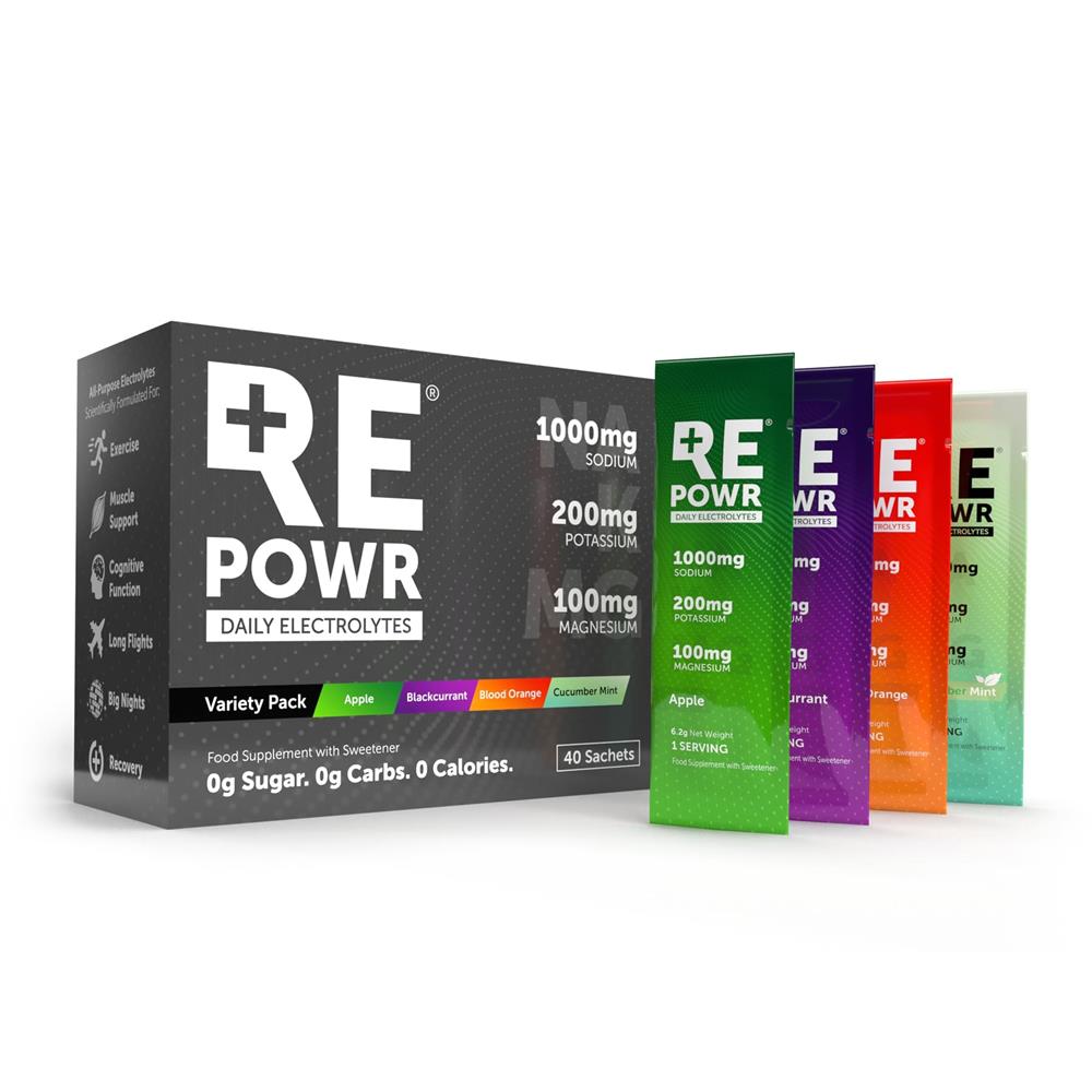 Variety 40 Sachets Mix 2 | Clean Electrolytes For Healthy People