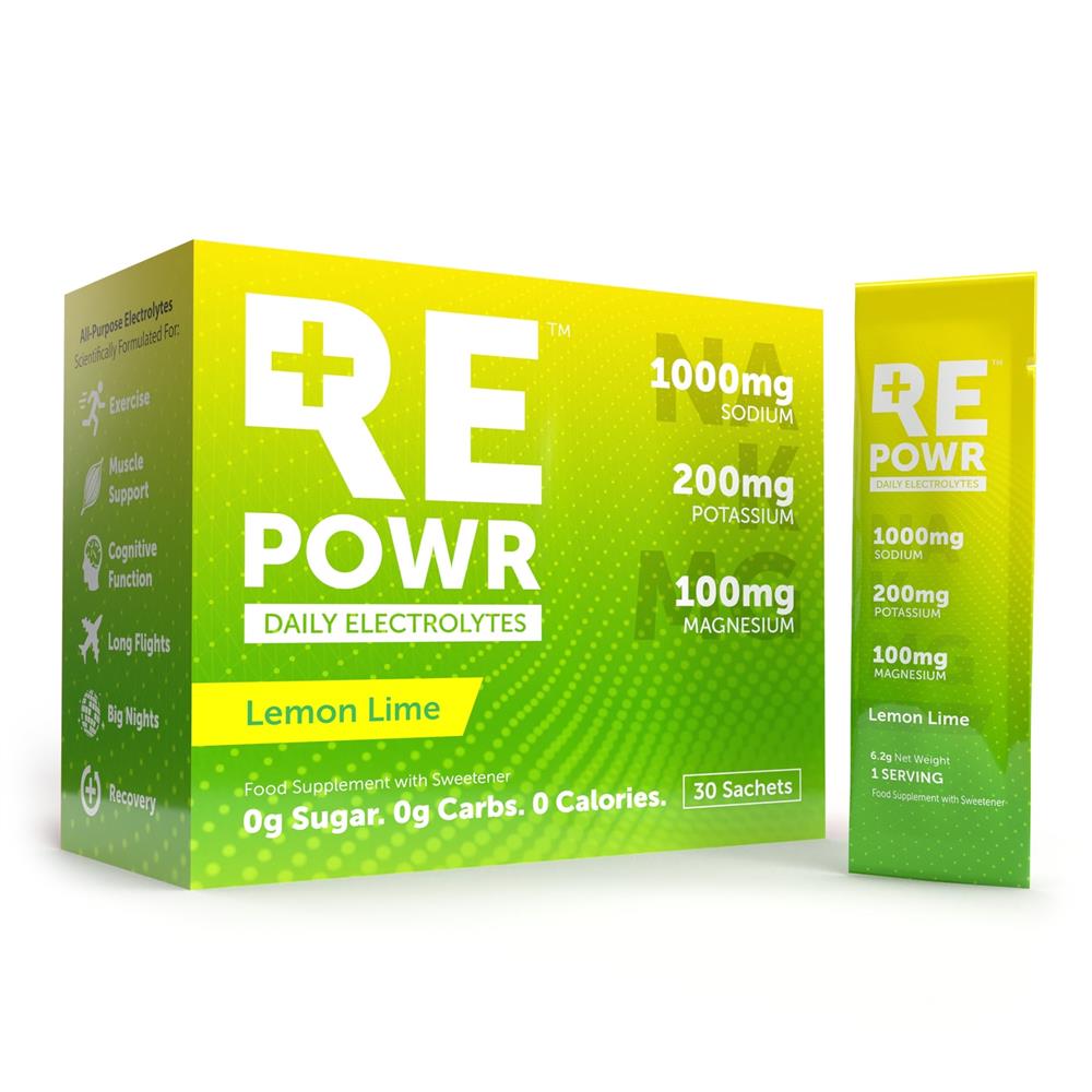 Lemon Lime 30 Sachets | Clean Electrolytes For Healthy People