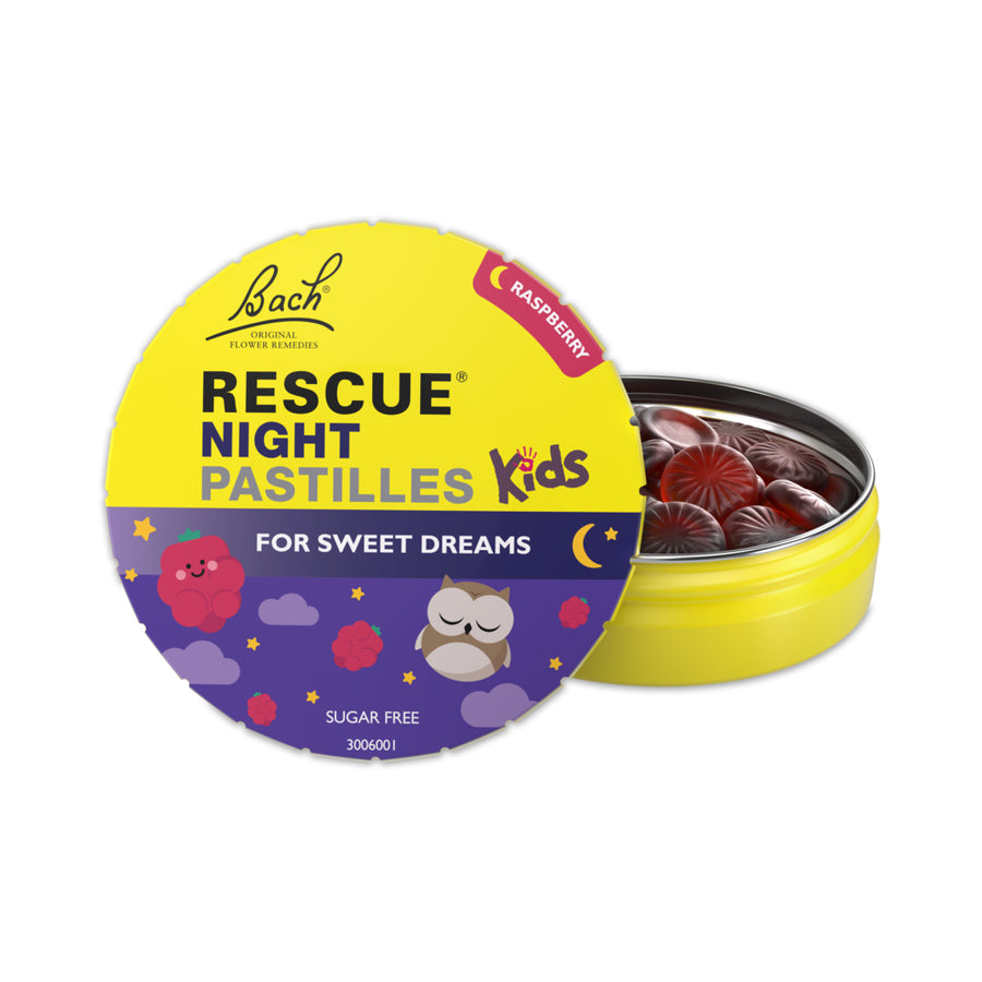 Kids Night Pastilles Raspberry Flavour 50g.