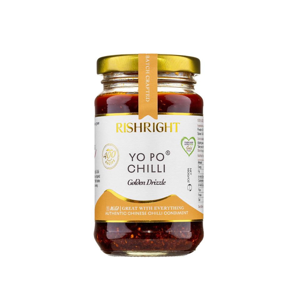 Rishright Yo Po Chilli Golden Drizzle 160g