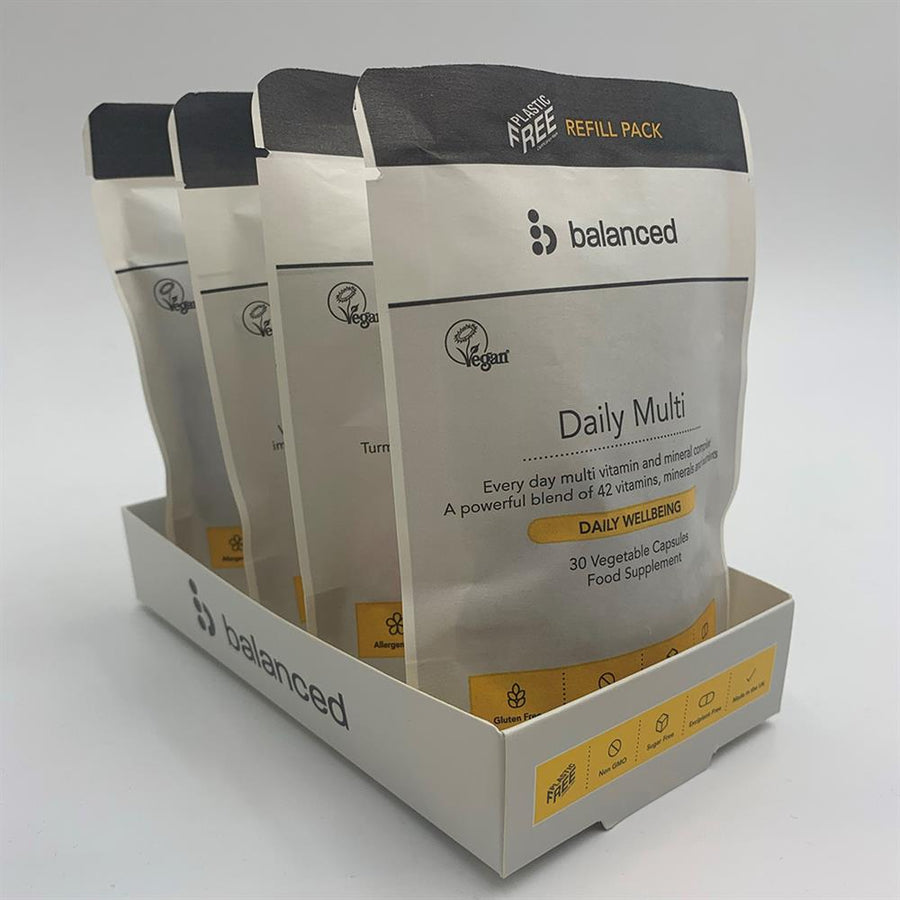 Balanced Refill Pouch Shelf Tray (Fits 4 Units)