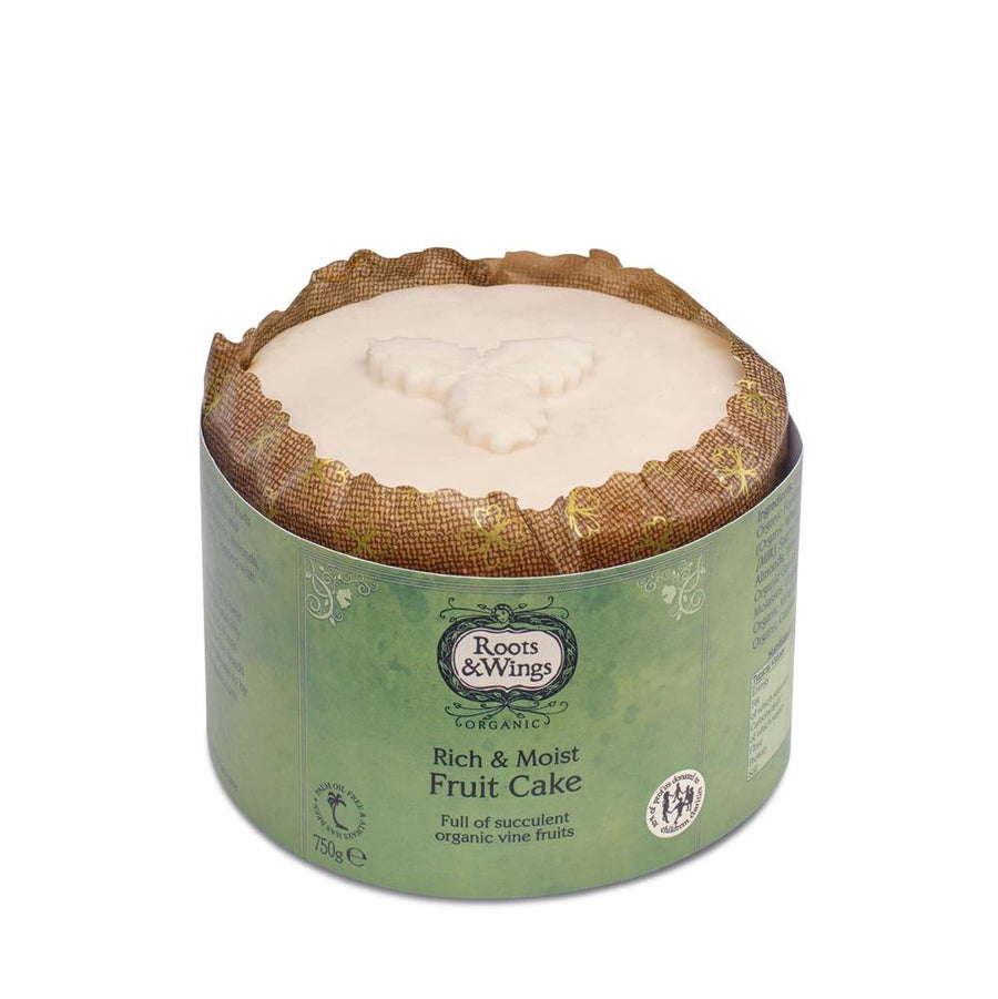 Roots & Wings Organic Family Rich & Moist Fruit Cake 750g