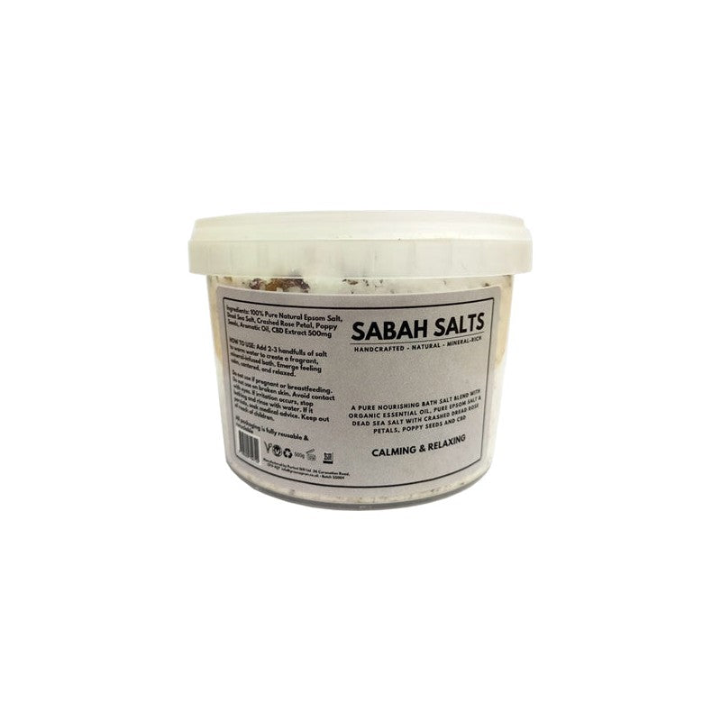 Sabah 500mg CBD Calming & Relaxing Bath Salts