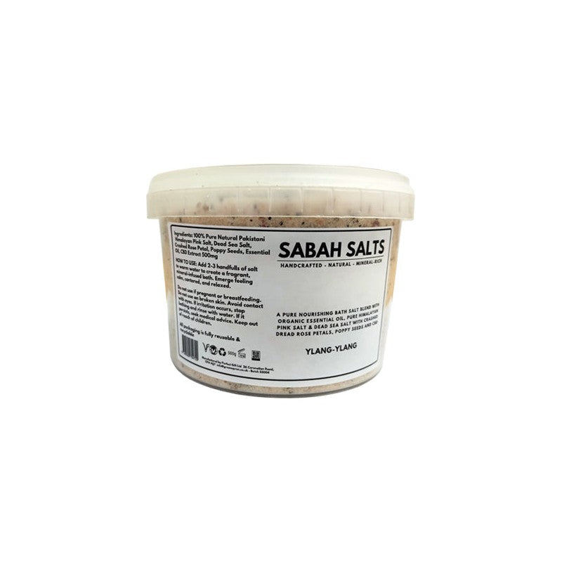 Sabah 500mg CBD Ylang Ylang Bath Salts