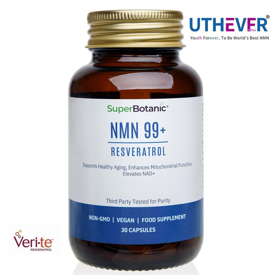 super Botanic NMN 99% + Trans-Resveratrol High Purity 30 Capsules