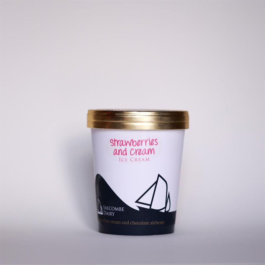 Salcombe Dairy Strawberry & Cream Ice Cream 120ml