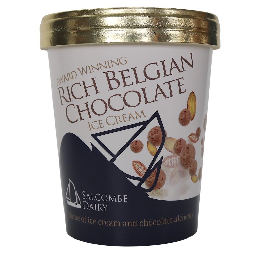 Salcombe Dairy Belgian Chocolate Ice Cream 120ml