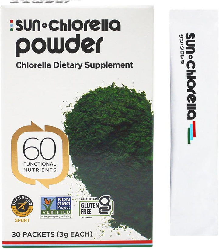 Sun Chlorella A Powder Box of 30 x 3g packets