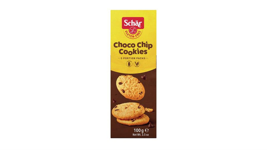 Schar Gluten Free Choco Chip Cookies 100g