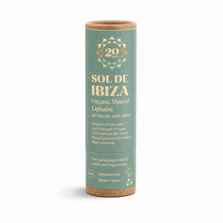 Plastic Free Organic Mineral Lip Balm SPF20