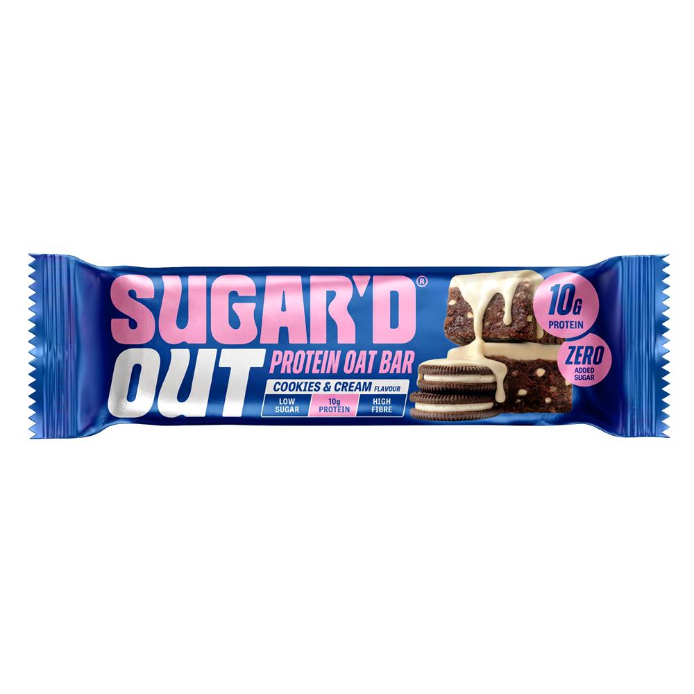 Cookies & Cream Protein + Fibre Oat Bar 62g