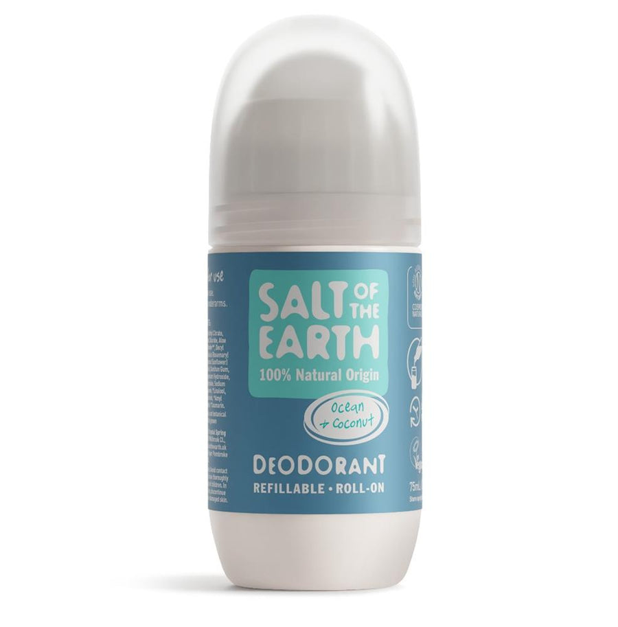 Ocean & Coconut Refillable Roll-On Deodorant 75ml