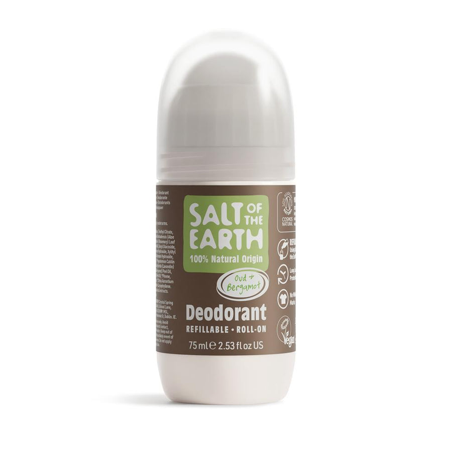 Salt of the Earth Oud & Bergamot Refillable Roll on 75ml