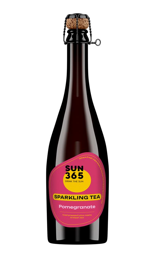SUN365 Sparkling Tea Pomegranate 750ml
