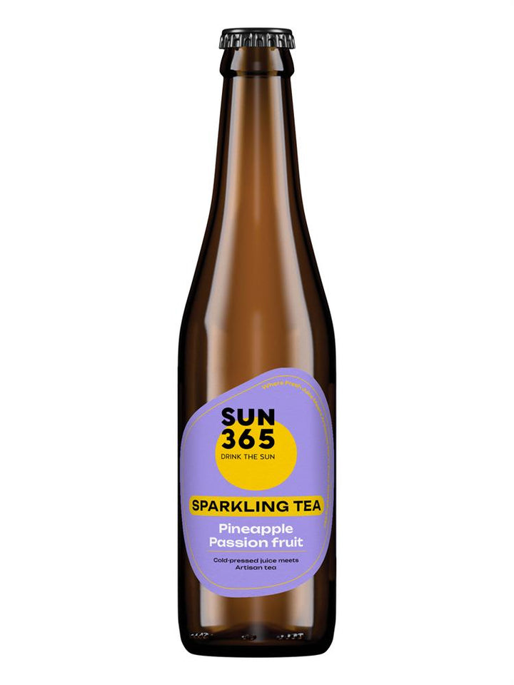 SUN365 Sparkling Tea Pineapple & Passion Fruit 330ml