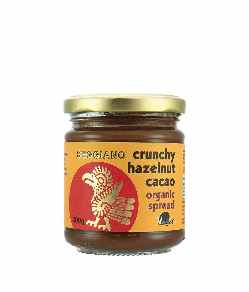 Seggiano Organic Crunchy Hazelnut Cacao Spread 200g