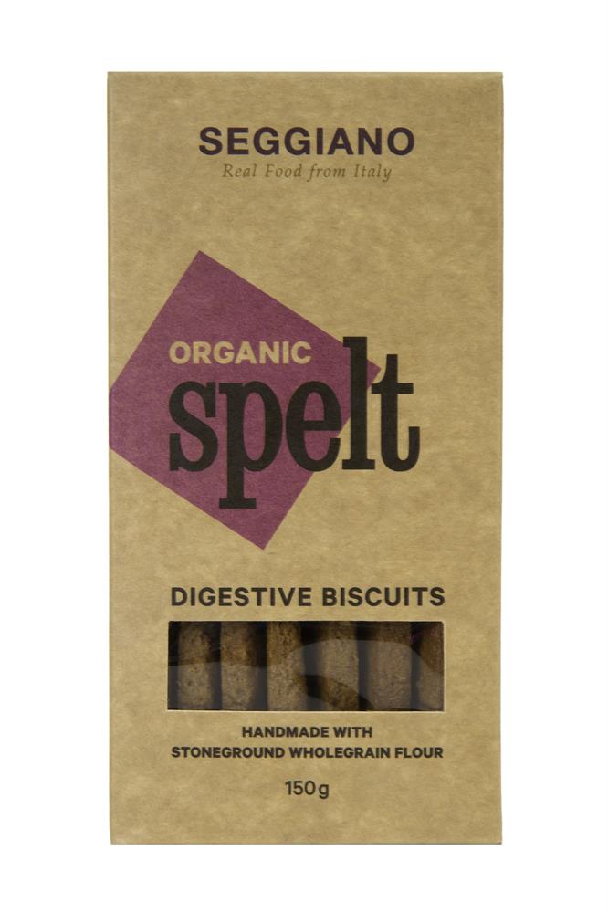 Seggiano Organic Spelt Digestive Biscuits 150g
