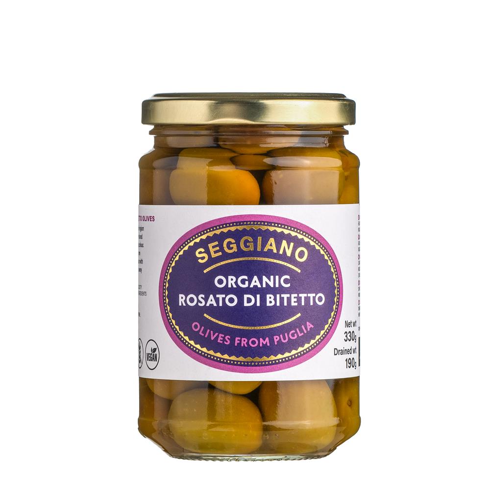 Seggiano Organic Rosate di Bitteto Olives 190g