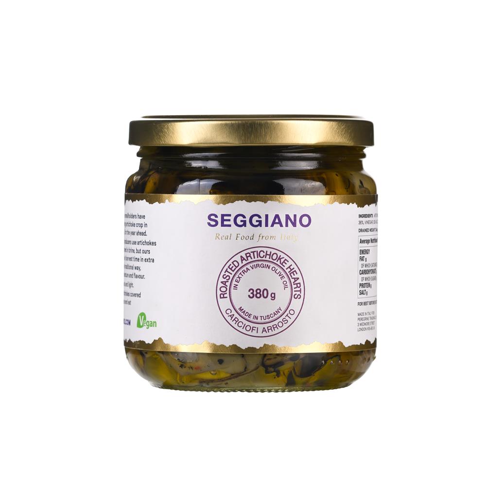Seggiano Roasted Artichoke Hearts in EVOO 380g