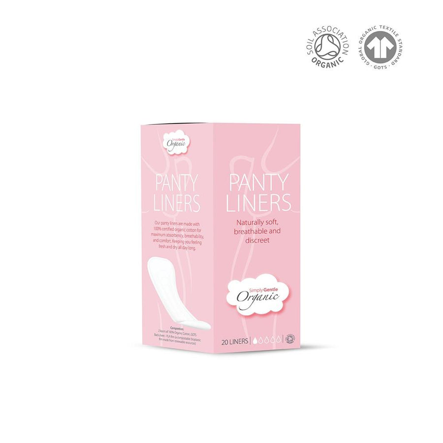 Simply Gentle Organic Cotton Panty Liners 20