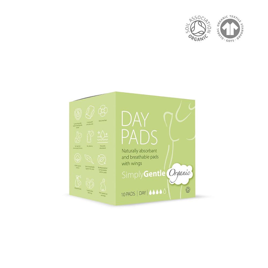 Simply Gentle Day Time Organic cotton 10 pack