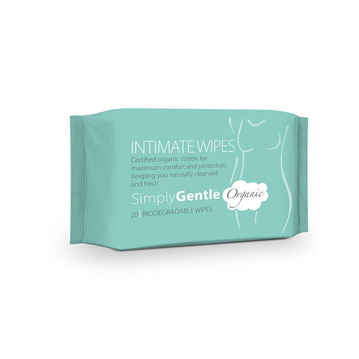 Simply Gentle Organic cotton Intimate wipes