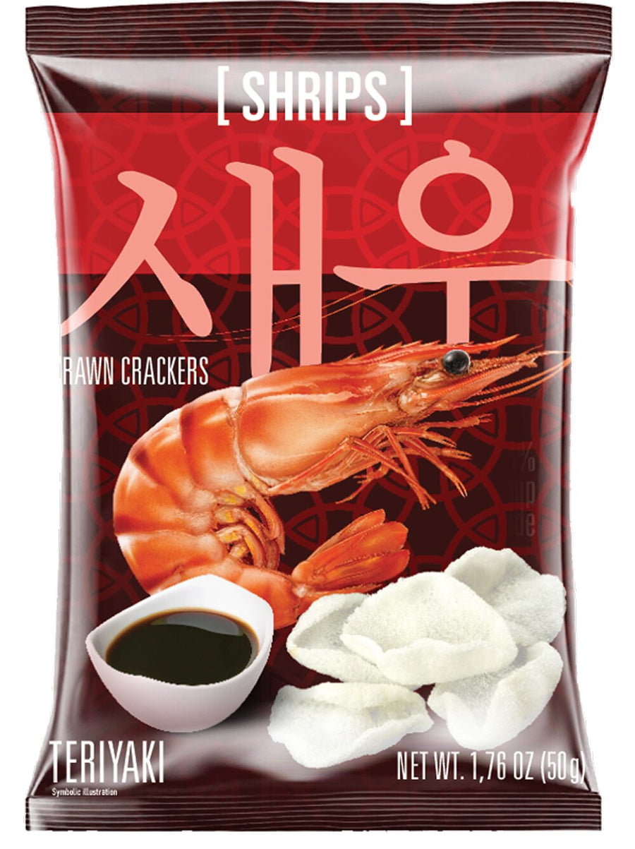SHRIPS Prawn Crackers Teriyaki 50g