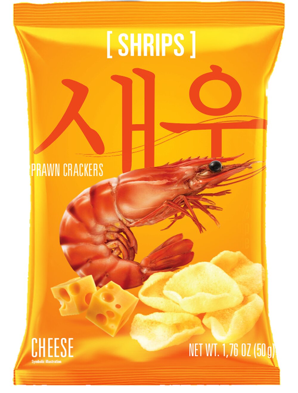 SHRIPS Prawn Crackers Cheese 50g