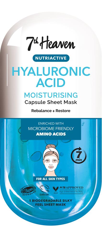 7th Heaven Nutriactive Hyaluronic Sheet Mask