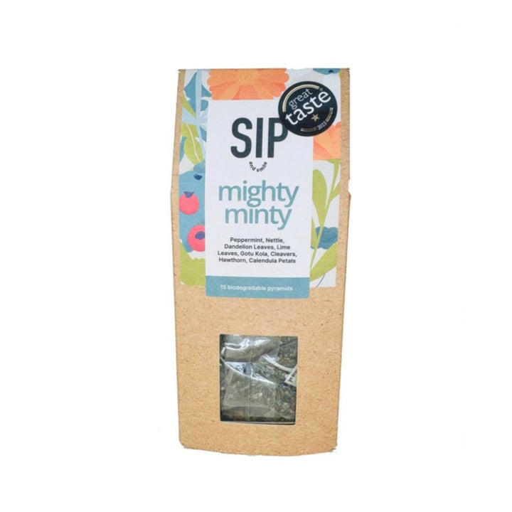 Sip and Smile Mighty Minty 15 Pyramid Tea Bags