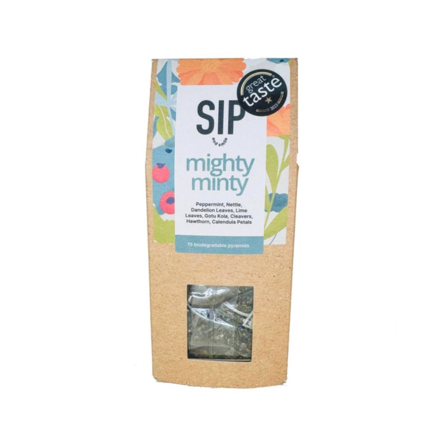Sip and Smile Mighty Minty 15 Pyramid Tea Bags
