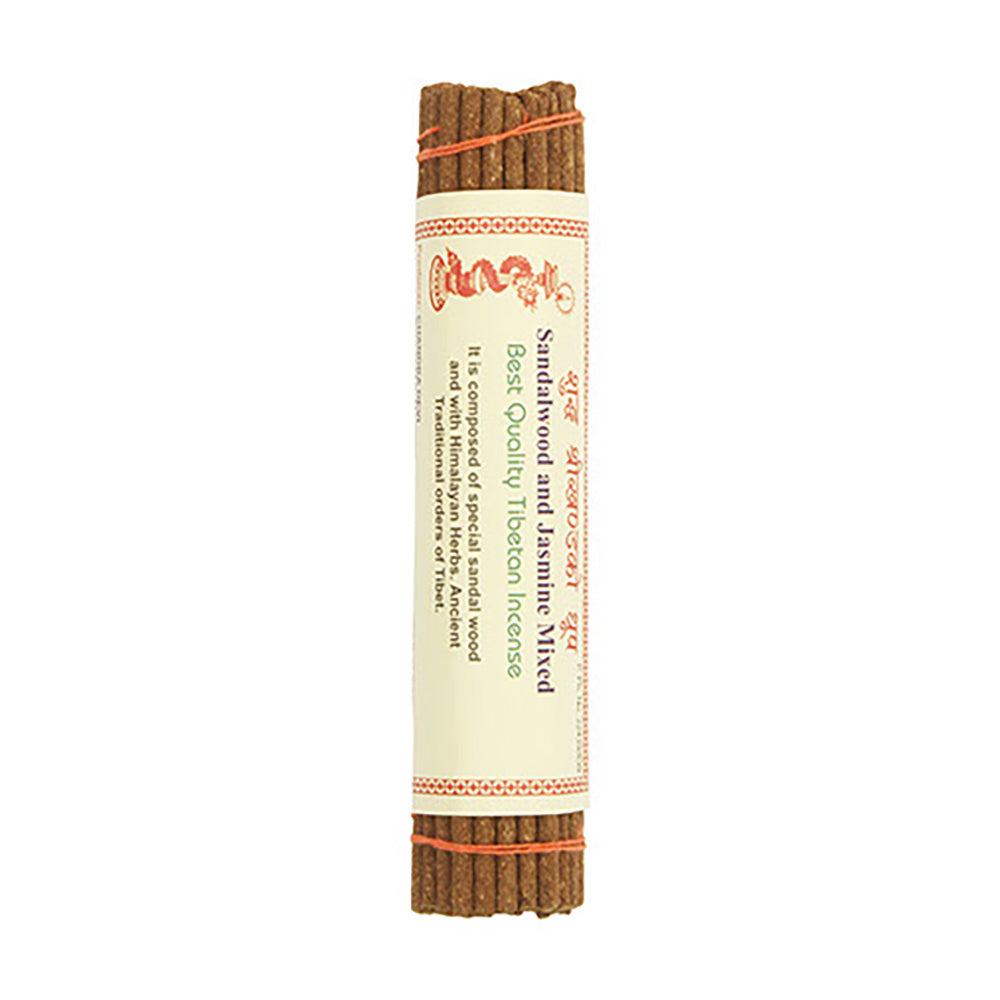 100% Natural Ingredients - Sandalwood & Jasmine Tibetan Incense
