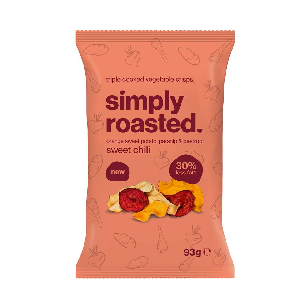 Simply Roasted Mixed Vegetable Sweet Chilli Crisps 93g