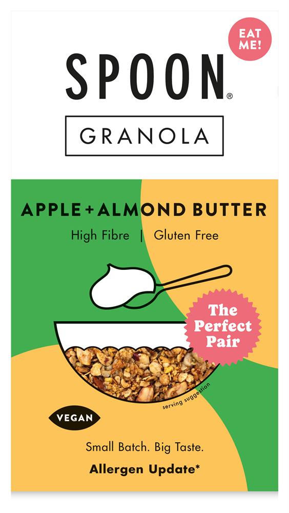 Spoon Apple + Almond Butter Granola 400g