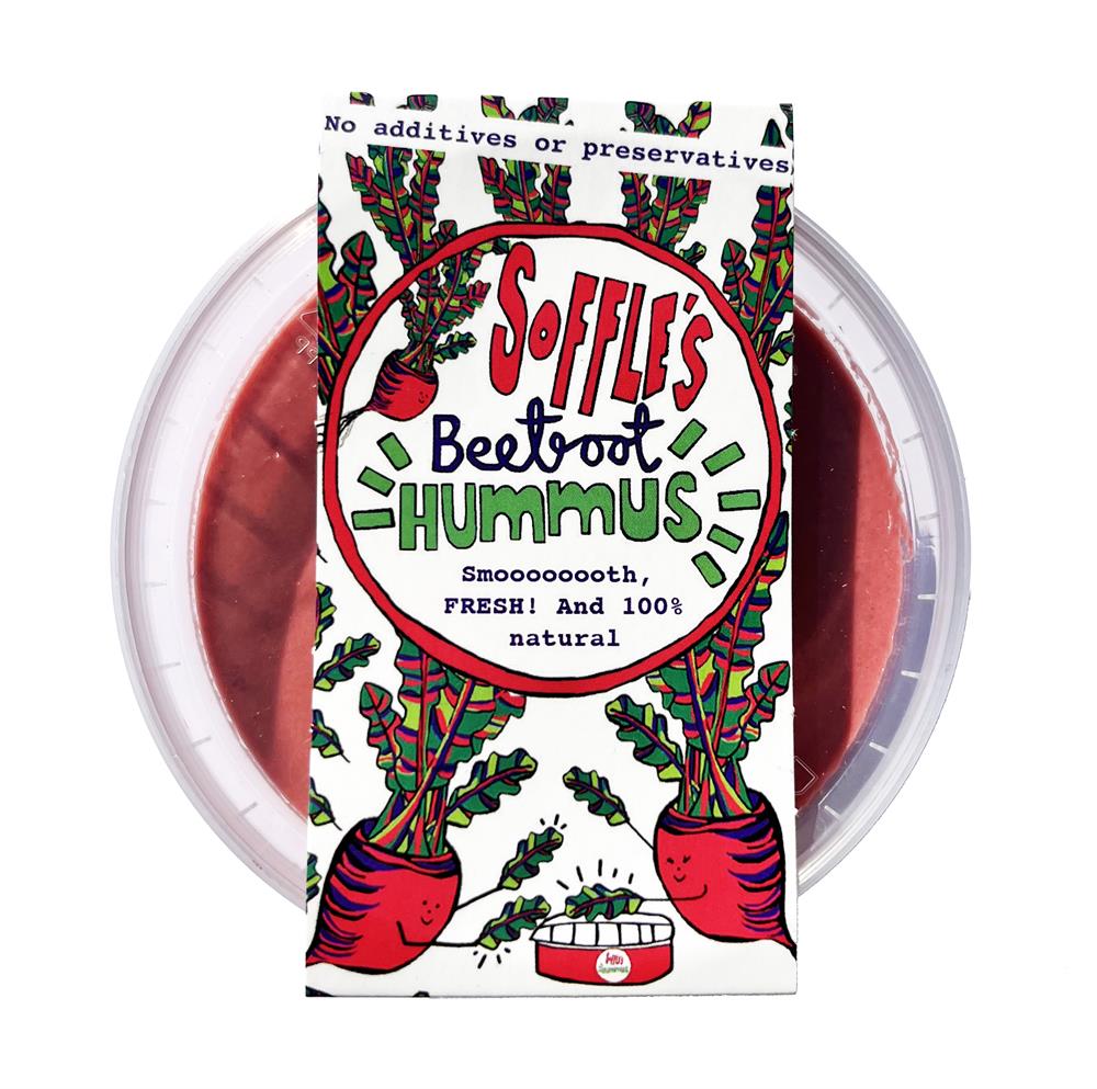 Soffle's All Natural Beetroot Hummus 170g