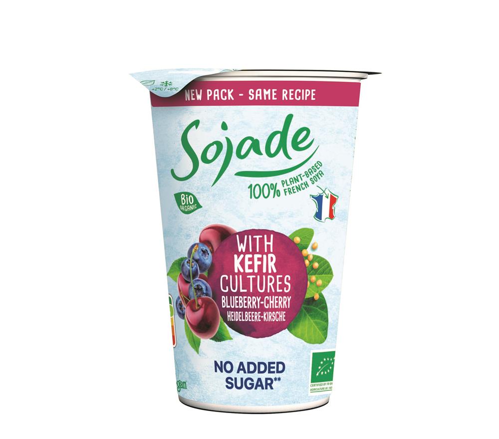 Organic NAS Blueberry & Cherry Soya Kefir 250ml
