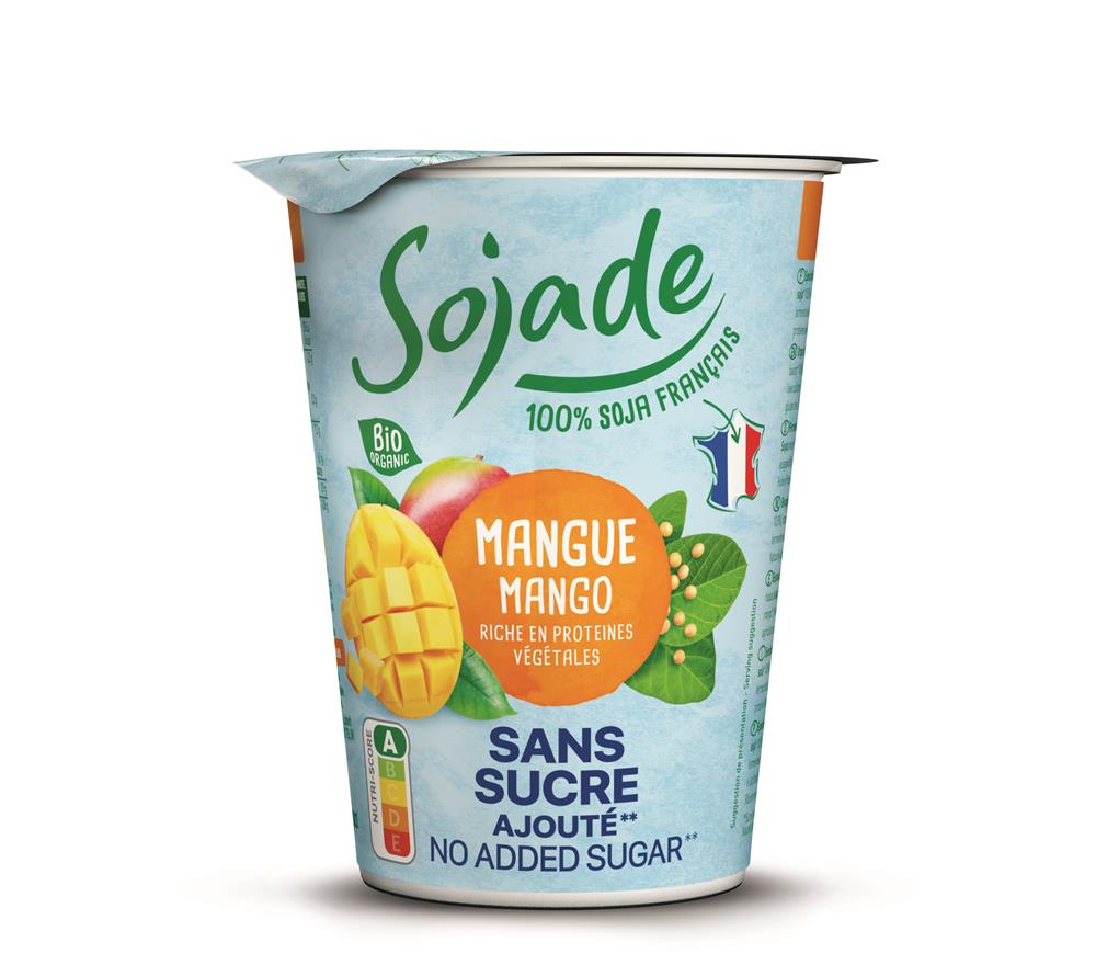 Organic No Added Sugar Mango Soya Yoghurt Alternative 400g
