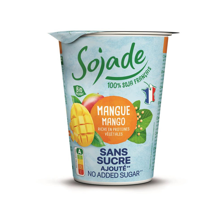 Organic No Added Sugar Mango Soya Yoghurt Alternative 400g