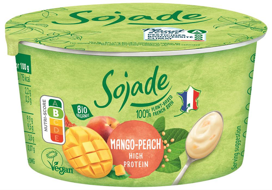 Organic Mango & Peach Soya Yoghurt Alternative 150g