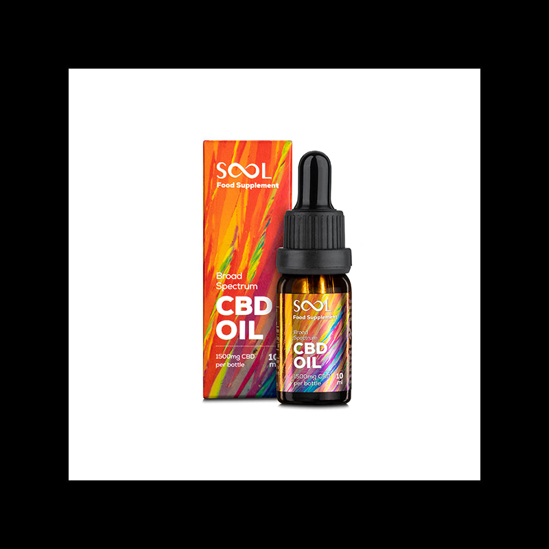 SOOL 1500mg Broad Spectrum 15% CBD Oil 10ml