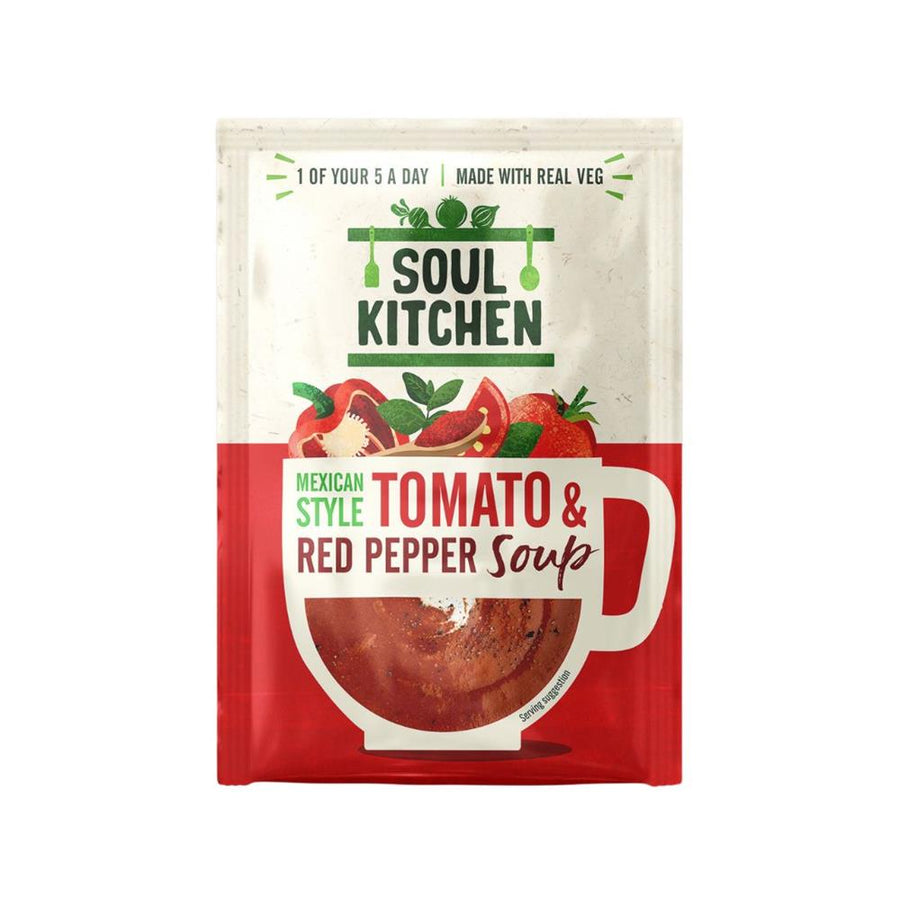 Soul Kitchen Mexican Tomato & Red Pepper Instant Soup vegan 25g