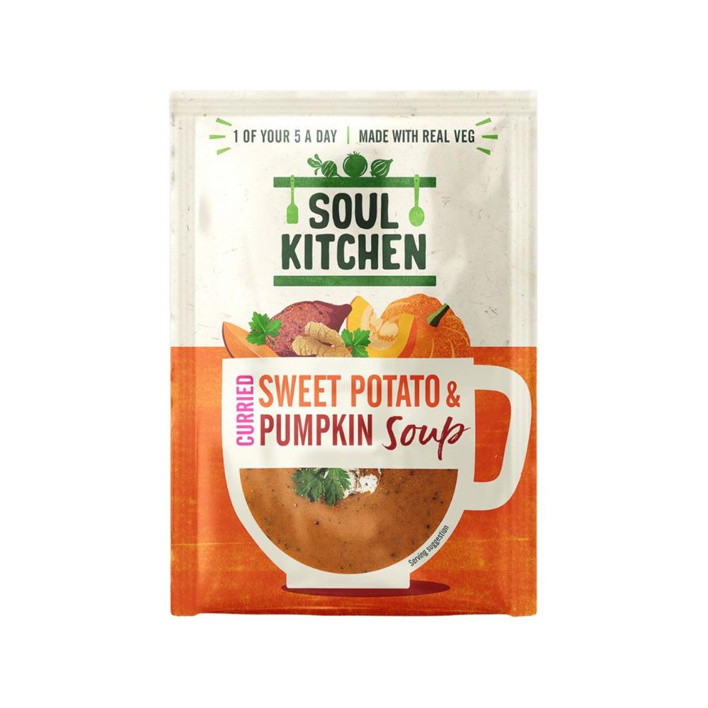 Soul Kitchen Curried Sweet Potato & Pumpkin Instant Soup 25g