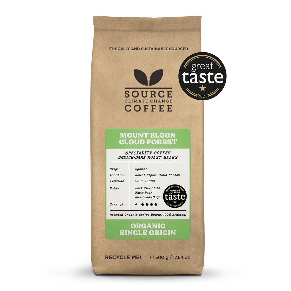 Organic Uganda Mount Elgon Coffee 500g Beans