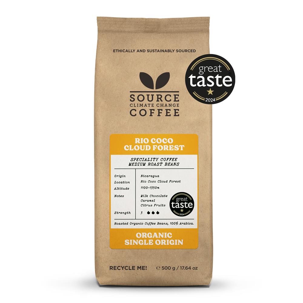 Organic Nicaragua Rio Coco 500g Beans