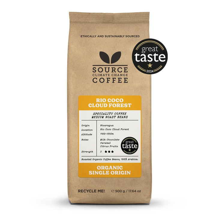 Organic Nicaragua Rio Coco 500g Beans
