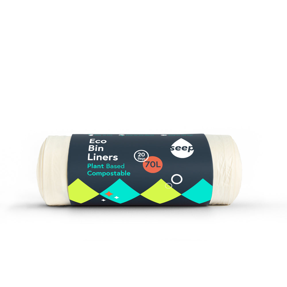 Seep Compostable Bin Liners - 70L (20 bags)