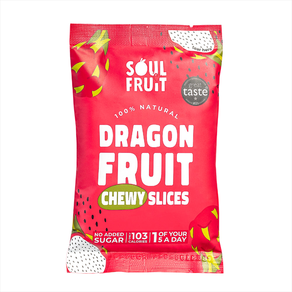Soft Dried Dragon Fruit Slices 30g