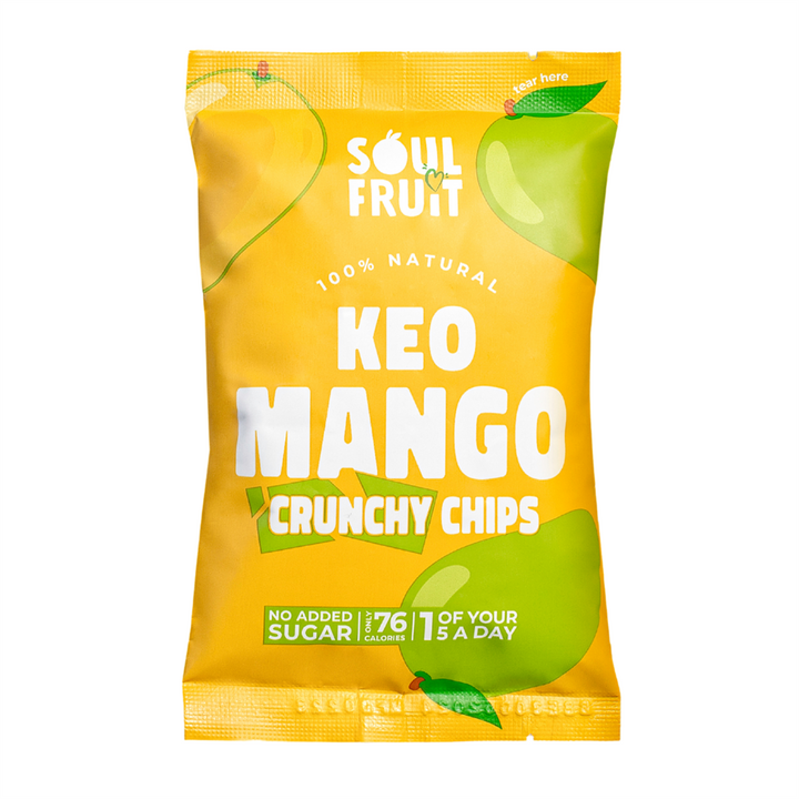 Soul Fruit - Freeze Dried Mango Crisps 20g
