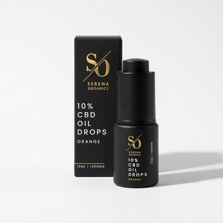 10% CBD Oil Drops Orange flavour in MCT oil - 1000mg in 10ml.